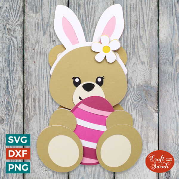 Easter Teddy SVG - Female