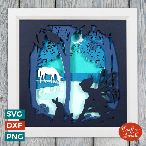 Fairy in Forest Shadow Box