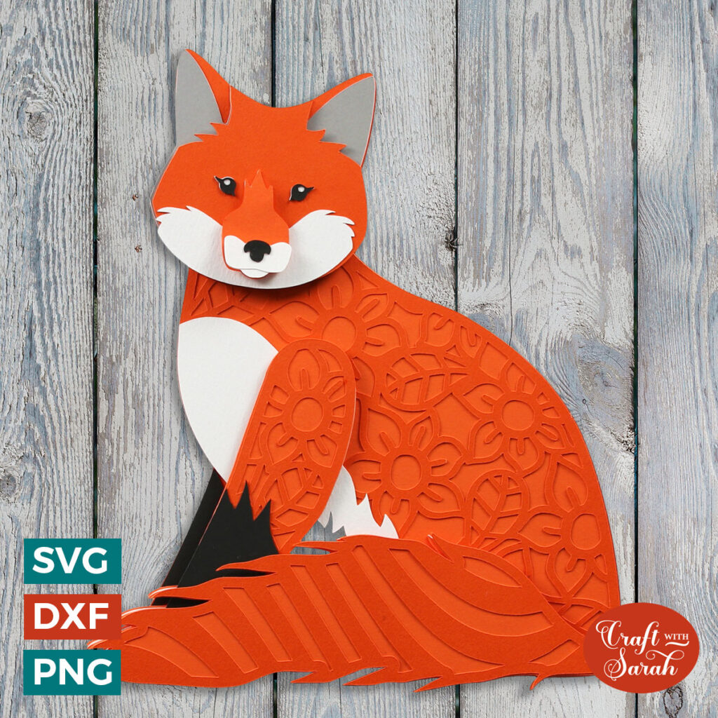 Fox Photo Svg Fox SVG - Craft with Sarah