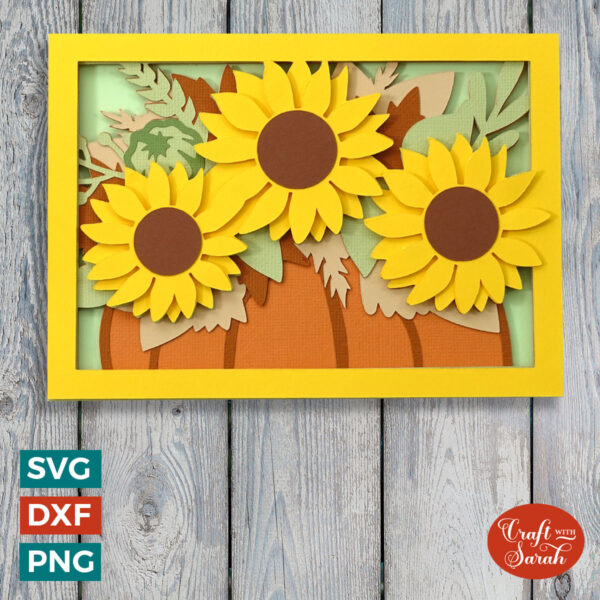 Sunflower Pumpkin Card