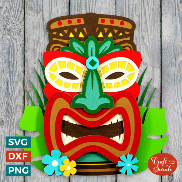 Tiki Statue SVG