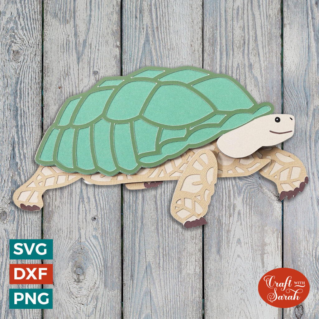 Tortoise SVG - Craft with Sarah