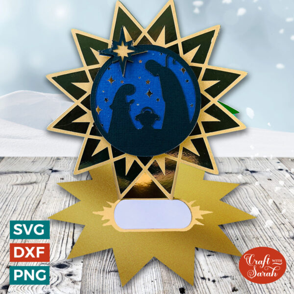 Nativity Easel Card