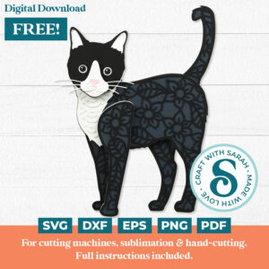 Layered Cat SVG