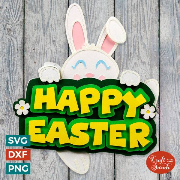 Happy Easter Bunny SVG