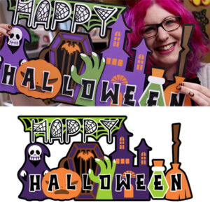 Happy Halloween Larger Than Mat Giant Sign