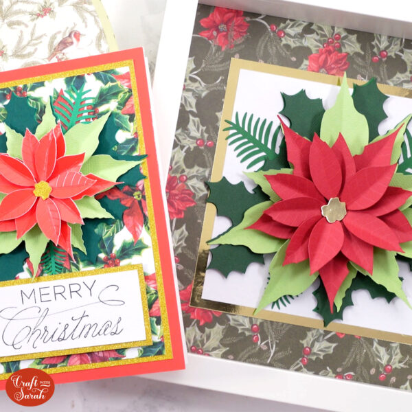 Poinsettia Paper Flower SVG - Image 2