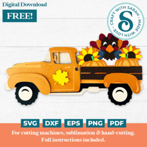 Thanksgiving Truck SVG