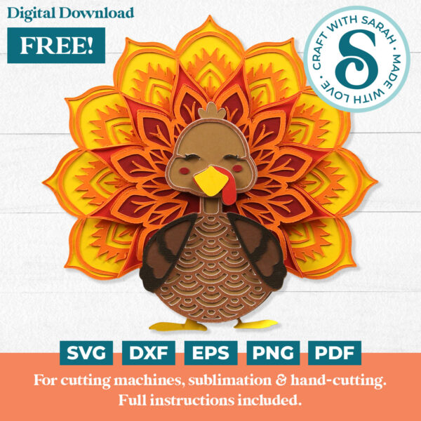 Thanksgiving Turkey SVG