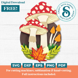 Toadstools SVG