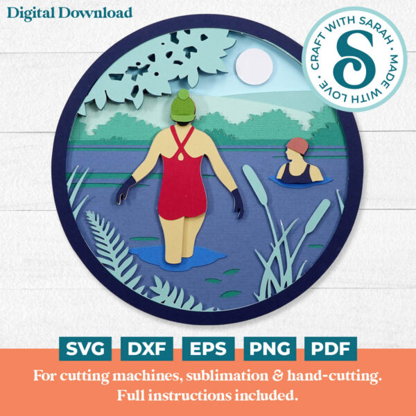 Wild Swimming SVG