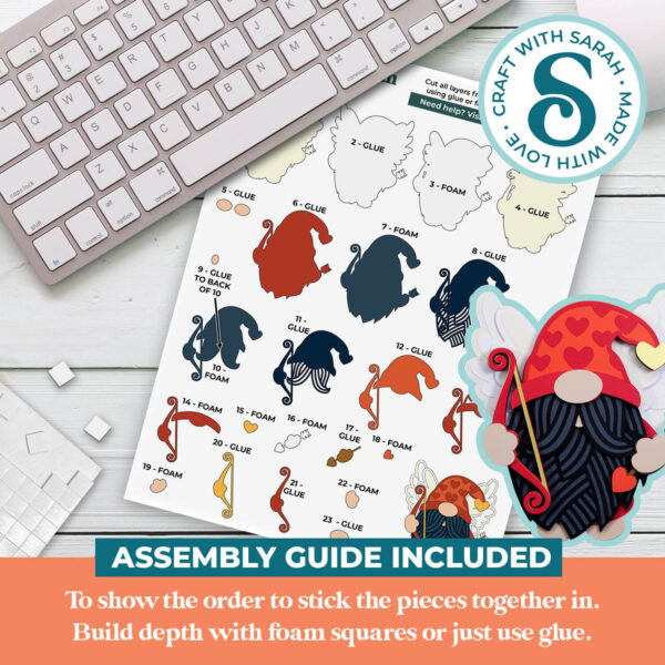 Cupid Gnome SVGs - Image 3