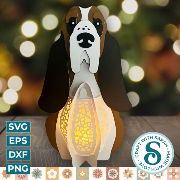 Basset Hound Lantern