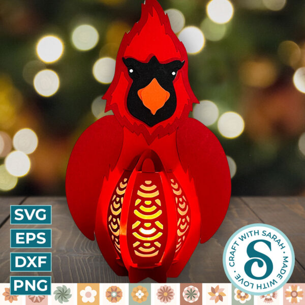 Cardinal Lantern