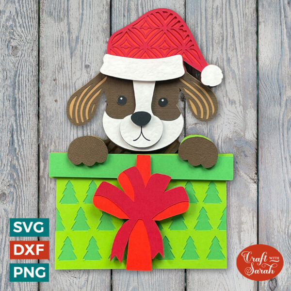Christmas Puppy SVG