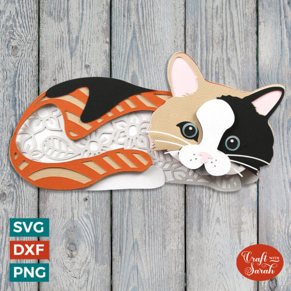 Kitten SVG - Calico