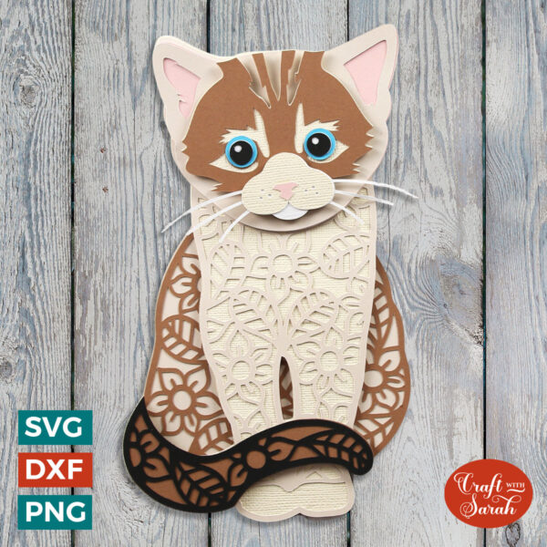 Kitten SVG - Tabby