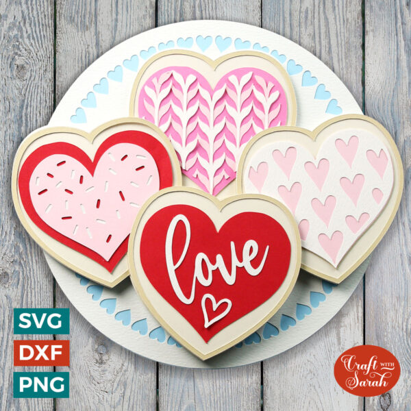 Valentine's Day Cookies SVG