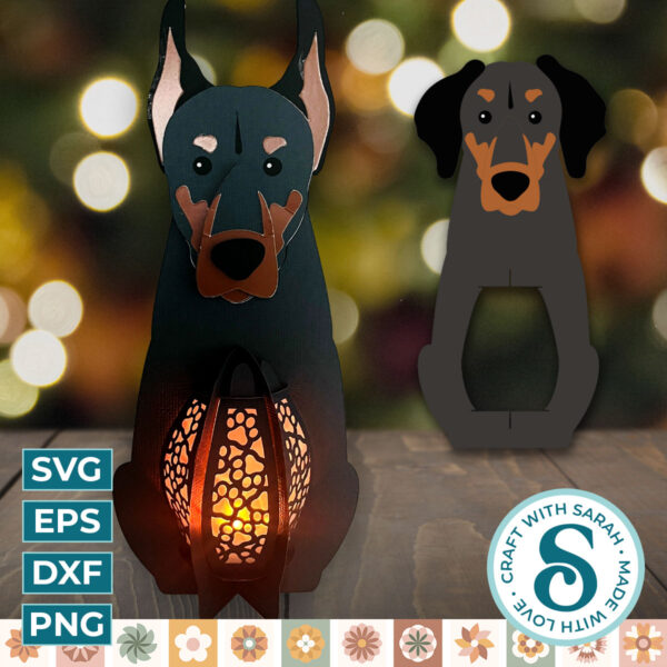 Doberman Lantern