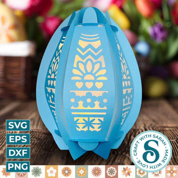 Patterned Easter Egg Lantern