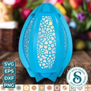 Flowers Easter Egg Lantern