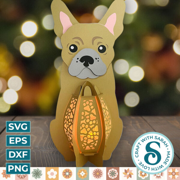French Bulldog Lantern - Fawn