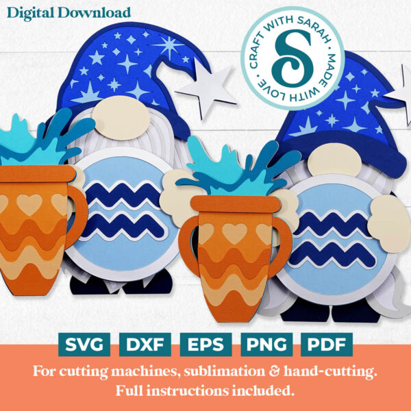 Aquarius Gnome SVGs
