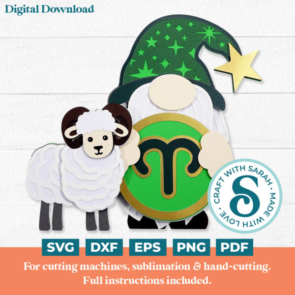 Aries Gnome SVG - Male