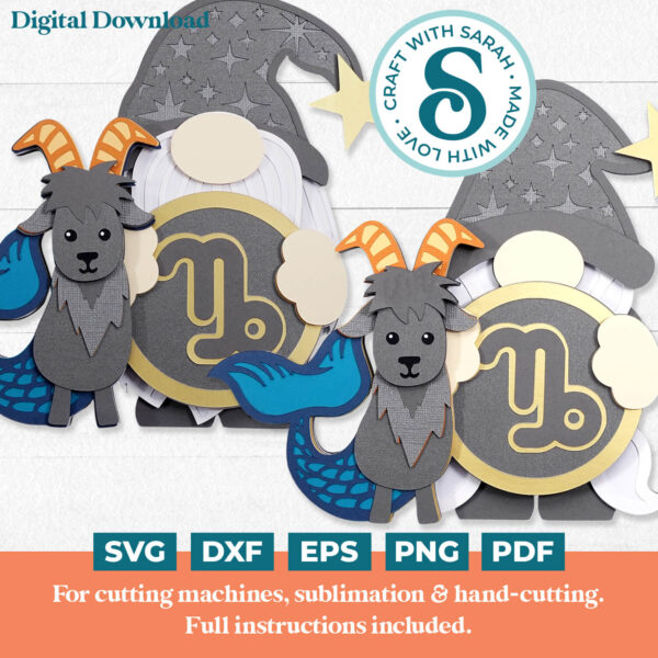 Capricorn Gnome SVGs