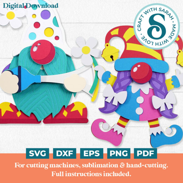 Clown Gnome SVGs