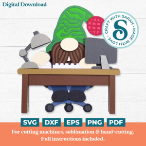 Computer Gnome SVG - Male