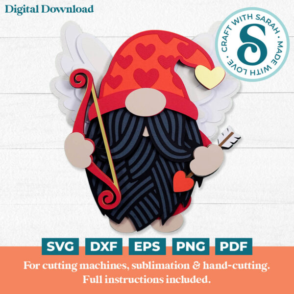 Cupid Gnome SVG - Male