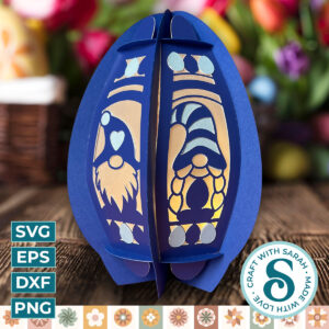 Gnomes Easter Egg Lantern