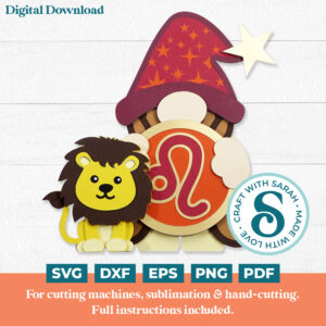 Leo Gnome SVG - Female