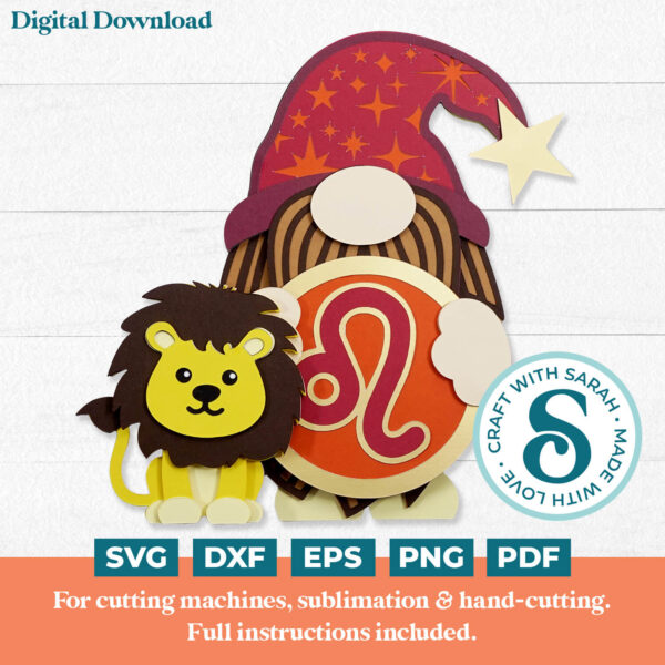 Leo Gnome SVG - Male