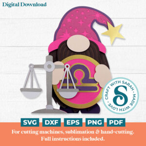 Libra Gnome SVG - Male