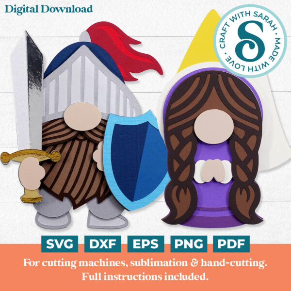 Medieval Gnome SVGs