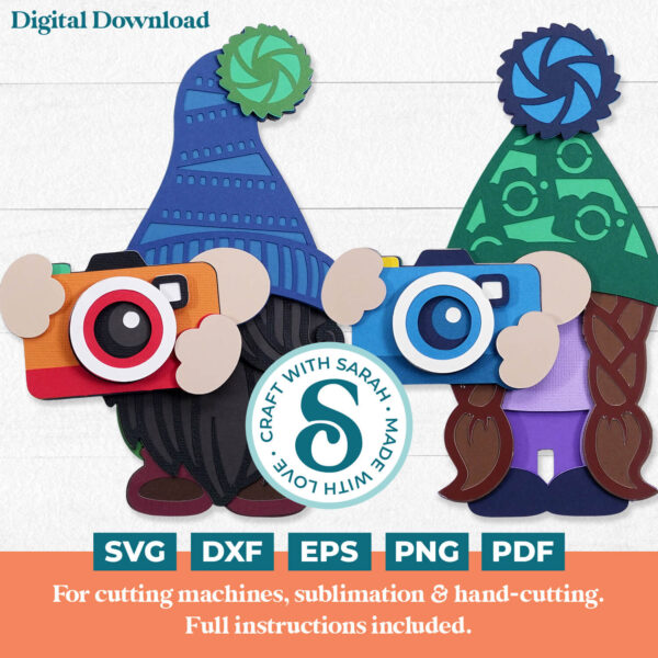 Photographer Gnome SVGs