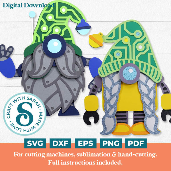 Robot Gnome SVGs