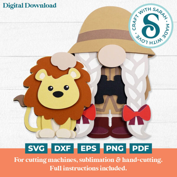 Safari Gnome SVG - Female