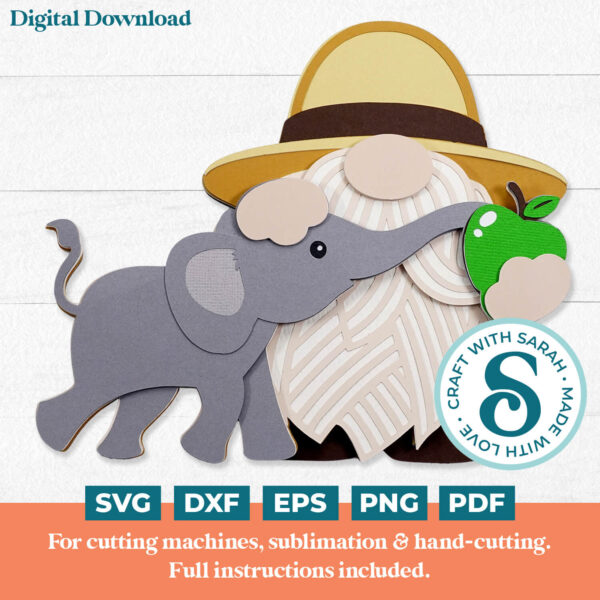 Safari Gnome SVG - Male