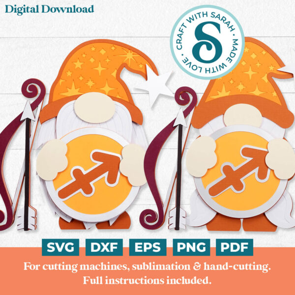 Sagittarius Gnome SVGs