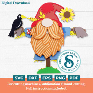 Scarecrow Gnome SVG - Male