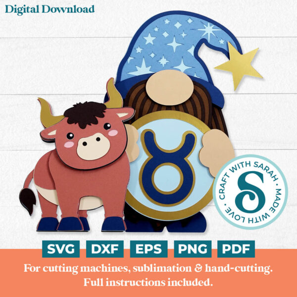Taurus Gnome SVG - Male
