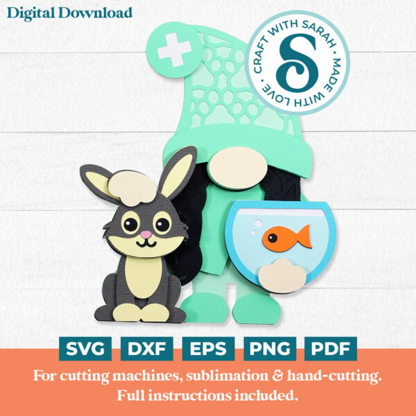 Vet Gnome SVG - Female