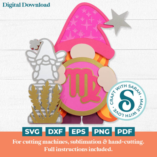 Virgo Gnome SVG - Female