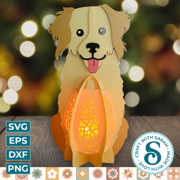 Golden Retriever Lantern