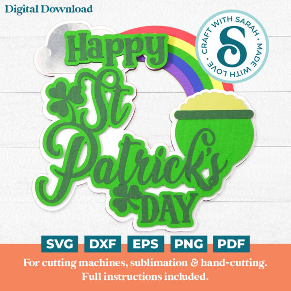 Happy St Patrick's Day SVG