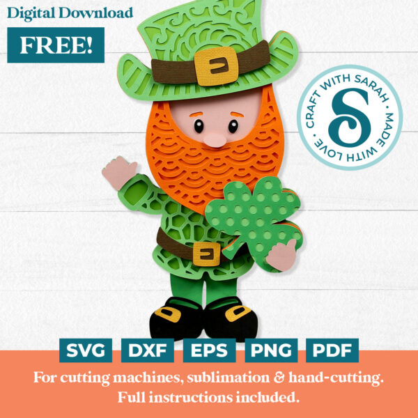 Leprechaun SVG for St Patrick's Day