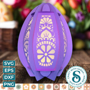 Mandala Easter Egg Lantern